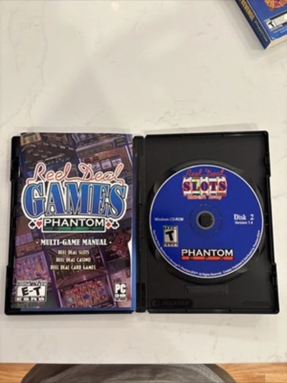 Y2K Reel Deal Slots: Blackbeard's Revenge PC CD Game with Manual & Cover Tested